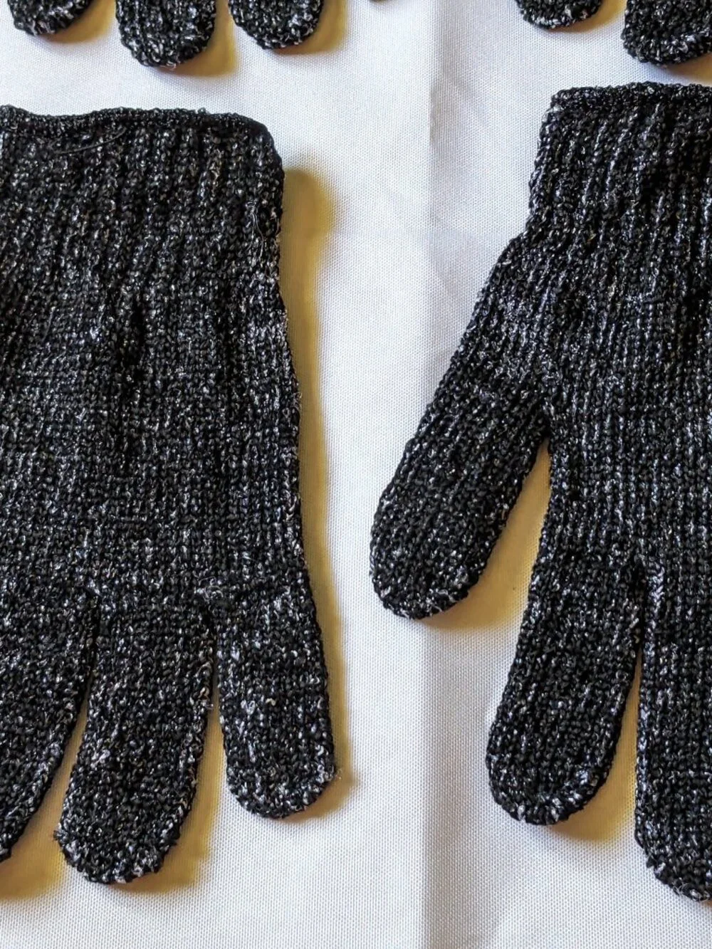 Exfoliating Charcoal Gloves Infused With Bamboo Charcoal Bath Shower  *20 Pairs*